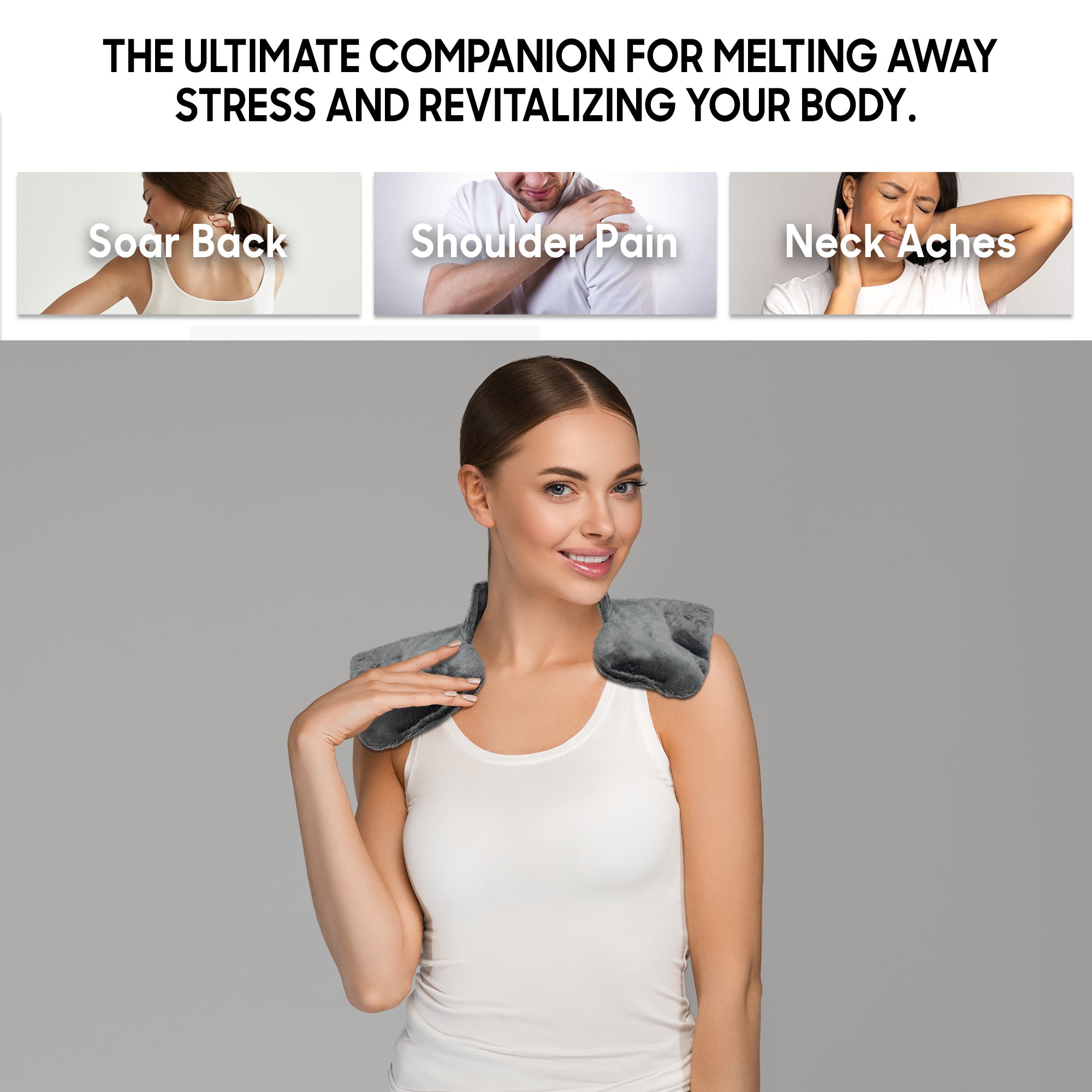 Neck & shoulder Wrap + Premium Heated Eye Mask