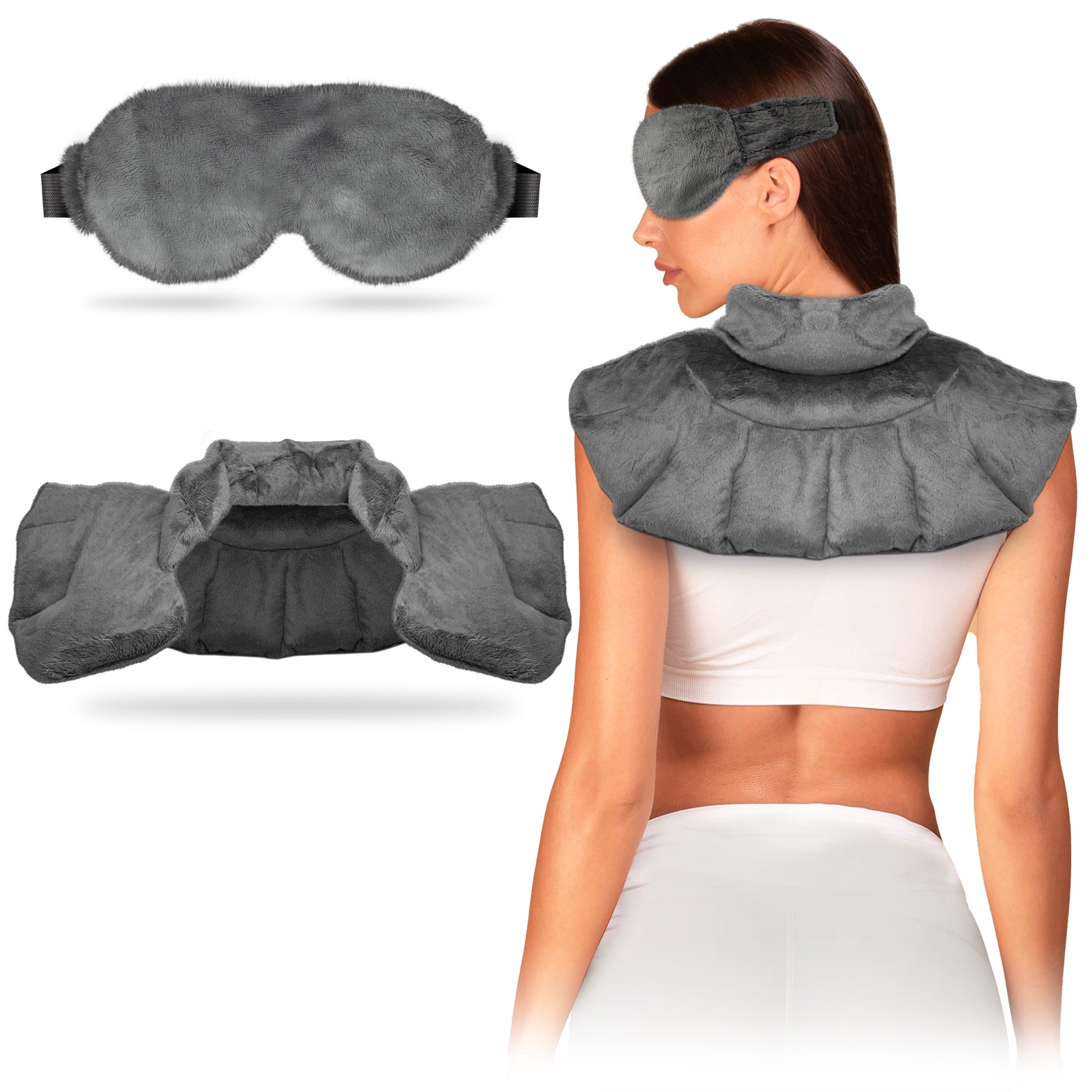 Neck & shoulder Wrap + Premium Heated Eye Mask